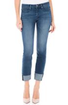 Women's Fidelity Denim Stevie Crop Slim Straight Leg Jeans - Blue