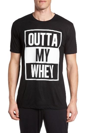 Men's Zella Outta My Whey Graphic T-shirt - Black