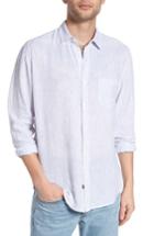 Men's Rails Connor Linen & Rayon Shirt, Size - White