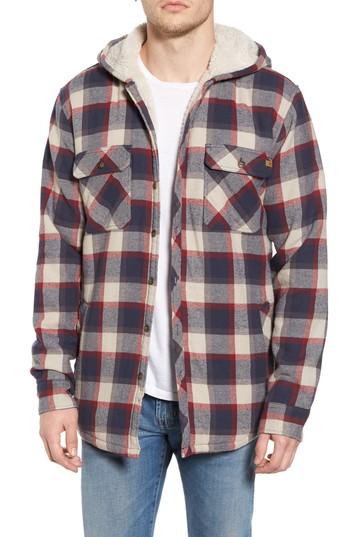 Men's Rip Curl Pacheco Fleece Lined Shirt - Blue