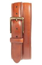 Men's Bosca The Jefferson Leather Belt - Amber