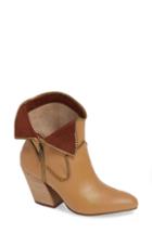 Women's Kelsi Dagger Brooklyn Ingrid Zip Bootie M - Brown