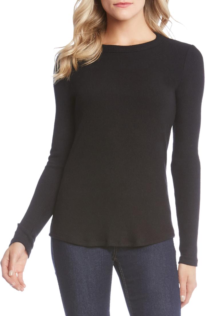 Women's Karen Kane Ribbed Crewneck Top