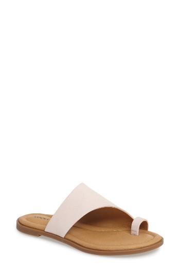Women's Lucky Brand Anora Toe-loop Sandal M - Pink