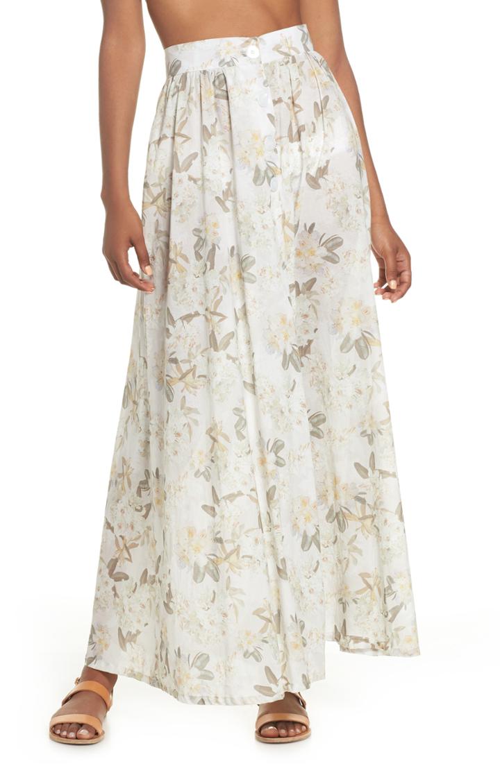 Women's Wayf The Melanie Cowl Neck Gown, Size - Blue