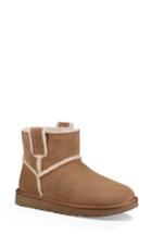 Women's Ugg Mini Classic Genuine Shearling Boot M - Brown