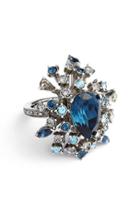 Women's Oscar De La Renta Tiered Swarovski Crystal Ring