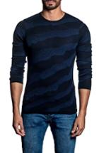 Men's Jared Lang Slim Fit Stripe Sweater - Blue