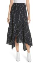 Women's 3.1 Phillip Lim Print Asymmetrical Ruffle Skirt - Blue
