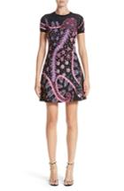 Women's Valentino Leopard Stretch Knit Dress - Black