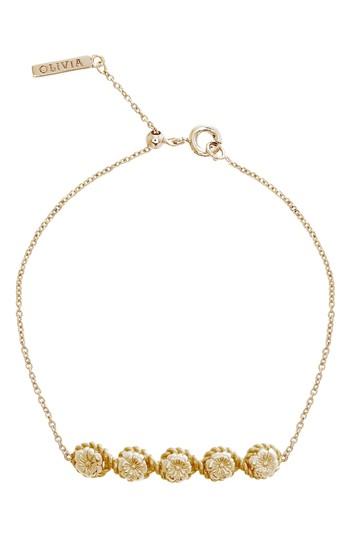 Women's Olivia Burton Flower Show Rope Chain Bracelet