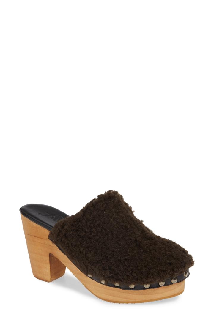 Women's Free People Cabin Fever Clog Us / 38eu - Black