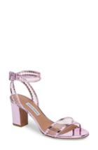 Women's Tabitha Simmons Leticia Clear Ankle Strap Sandal Us / 40eu - Pink