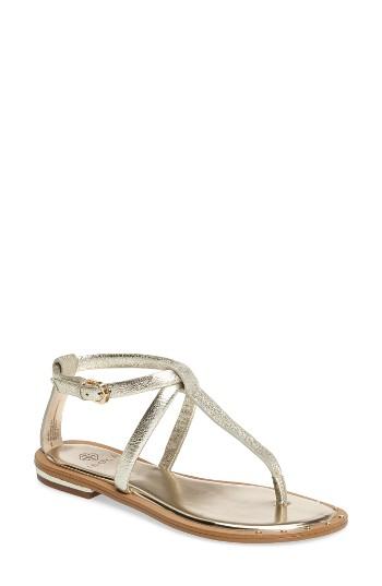 Women's Isola Mackenzie T-strap Sandal M - Metallic
