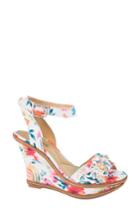 Women's J. Renee Alawna Wedge Sandal .5 B - Pink