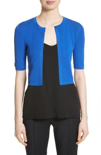 Women's Akris Punto Knit Wool Bolero
