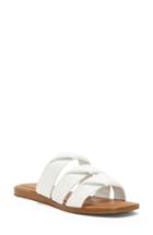 Women's 1.state Frel Slide Sandal M - White