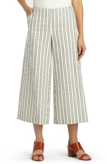 Women's Lafayette 148 New York Morton Trolley Stripe Pants - Grey