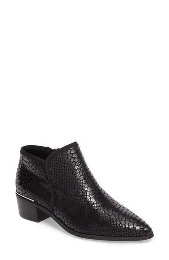 Women's Treasure & Bond Ezra Genuine Calf Hair Studded Bootie M - Black