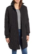 Women's Sosken Quilted A-line Jacket - Black