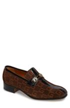 Men's Gucci Square-g Loafer Us / 7uk - Brown