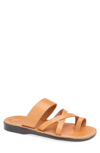 Men's Jerusalem Sandals 'the Good Shepherd' Leather Sandal -10.5us / 43eu - Brown