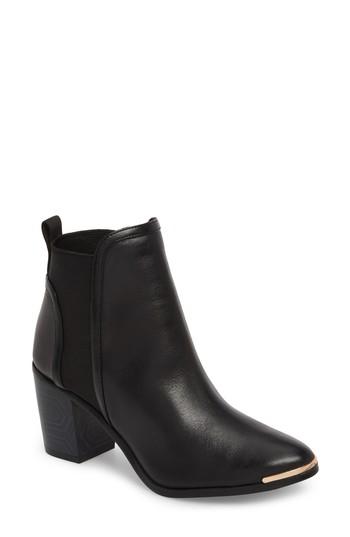 Women's Ted Baker London Leihana Chelsea Bootie .5 M - Black