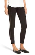 Women's Zeza B By Hue Lux Tux Ponte Knit Leggings - Black