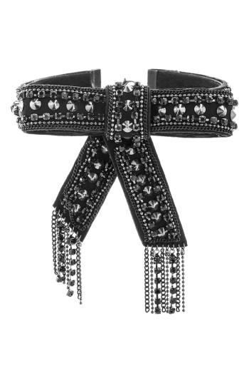 Women's Steve Madden Curb Chain Tassel Choker