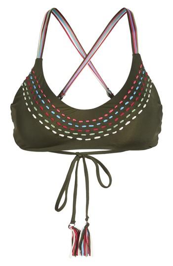 Women's Becca Quest Bikini Top - Green