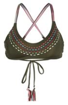 Women's Becca Quest Bikini Top - Green