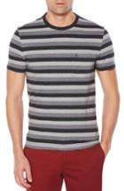 Men's Original Penquin Splatter Stripe T-shirt, Size - Blue
