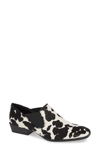 Women's Calvin Klein Geneve Genuine Calf Hair Loafer M - Black