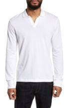 Men's Eleventy Johnny Cotton Polo Shirt - White