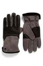 Men's Timberland Leather & Canvas Gloves