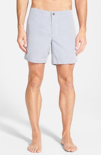 Men's Boto 'aruba - Stripe' Tailored Fit 6.5 Inch Board Shorts