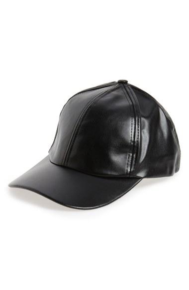 Women's Bp. Faux Leather Ball Cap -