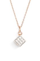 Women's Ginette Ny Mini Diamond Ever Pendant Necklace