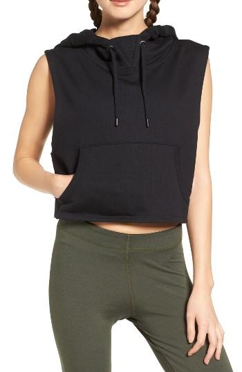 Women's Ivy Park Sleeveless Hoodie - Black