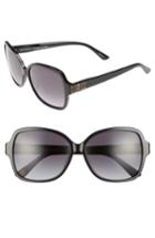 Women's Shades Of Juicy Couture 57mm Square Sunglasses - Black