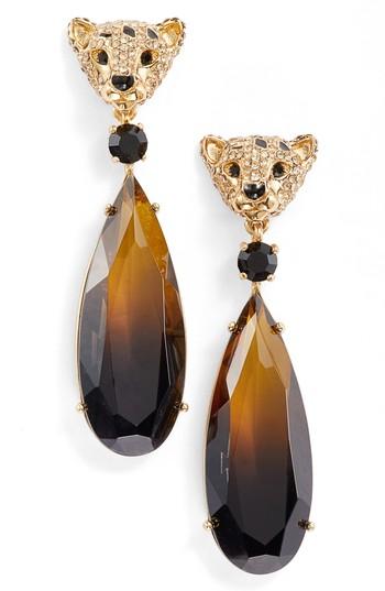 Women's Kate Spade New York Run Wild Cheetah Drop Earrings