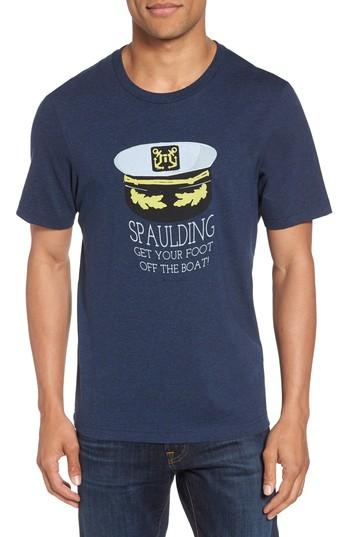 Men's Travis Mathew 'spaulding' Graphic T-shirt, Size - Blue