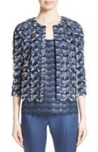 Women's St. John Collection Lackshan Fil Coupe Tweed Jacket - Blue