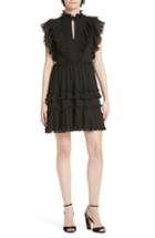 Women's Kate Spade New York Bakery Devore Dot Dress - Black