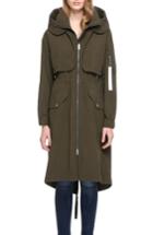 Women's Soia & Kyo Windbreaker Maxi Coat, Size - Green