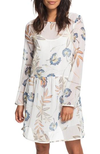 Women's Roxy Amazing Wave Print Dress - White