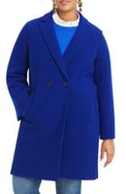 Women's J.crew Daphne Boiled Wool Topcoat (similar To 22w) - Blue