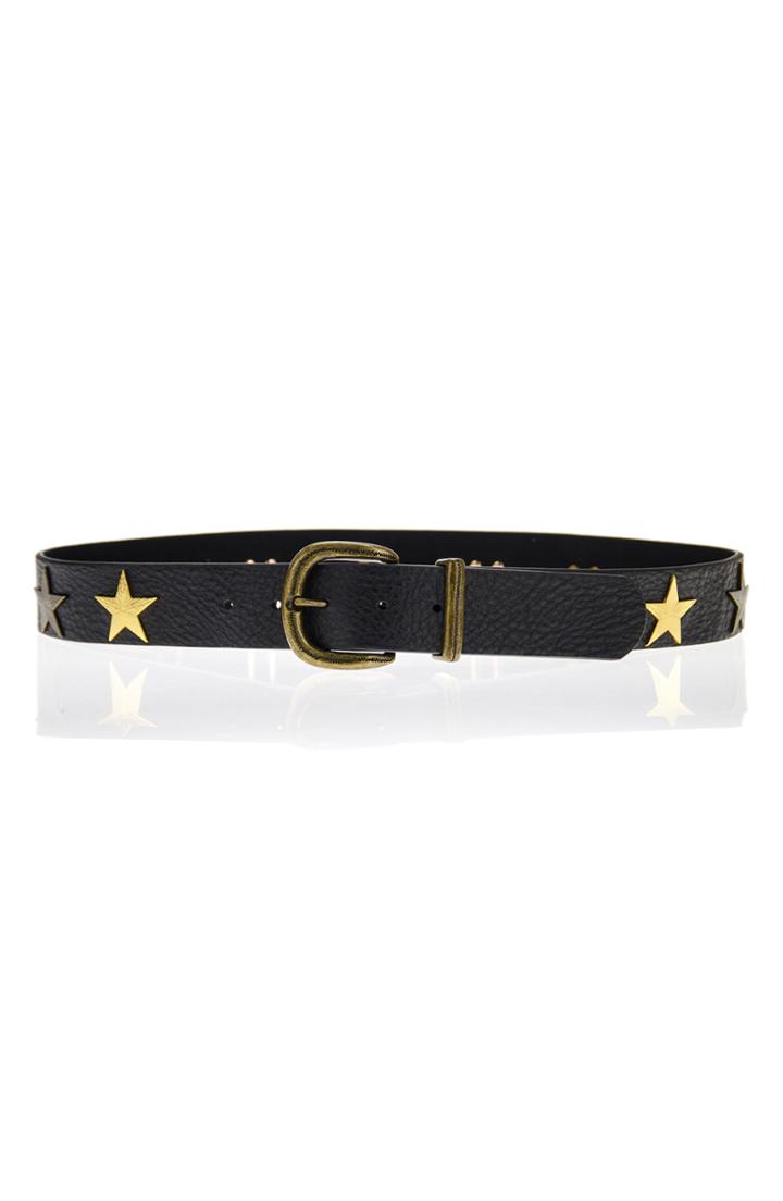 Women's Lovestrength Stardust Belt - Black