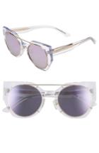 Women's Bonnie Clyde Olive 51mm Polarized Cat Eye Sunglasses -