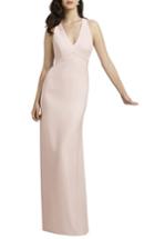 Women's Dessy Collection Crepe Gown - Pink